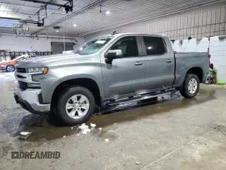 2019 Chevrolet Silverado 1500 LT with VIN 1GCPYDEK1KZ272127, listed as a Copart auction lot 46158415 with 107,311 mi miles and Salvage Title. Bid and sale history available at DreamBid. Image 1.