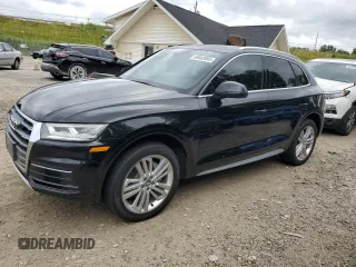 2018 Audi Q5 Premium Plus with VIN WA1BNAFY7J2095069, listed as a Copart auction lot 64562095 with 105,613 mi miles and Salvage title. Bid and sale history available at DreamBid. Image 1.