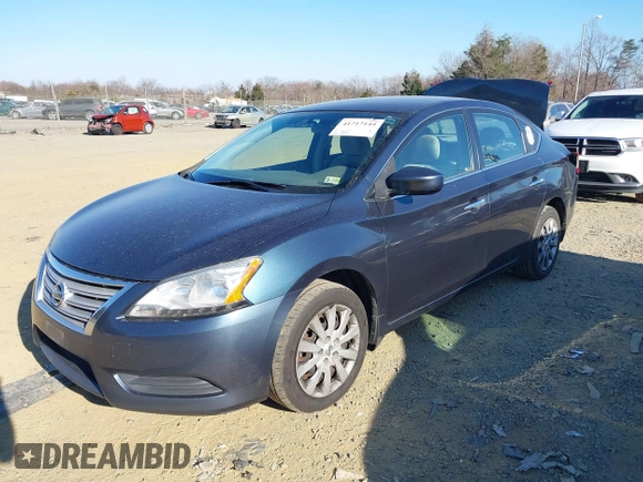 2014 Nissan Sentra S with VIN 3N1AB7AP1EY319362, listed as a IAAI auction lot 41717144 with 217,359 mi miles and . Bid and sale history available at DreamBid. Image 2.