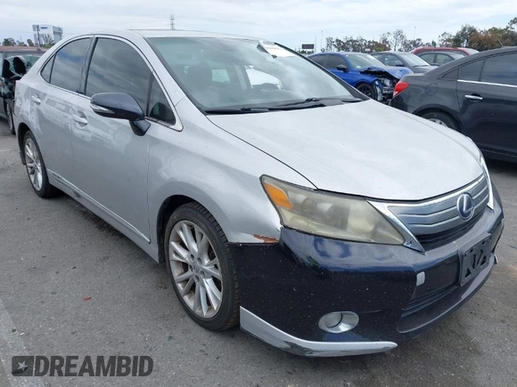 2010 Lexus HS 250h with VIN JTHBB1BA3A2018799, listed as a IAAI auction lot 42056815 with 220,768 mi miles. Bid and sale history available at carsss.com. Image 1.