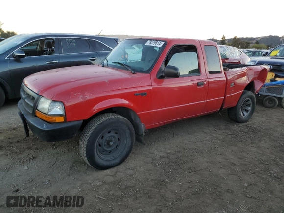 1999 Ford Ranger XL with VIN 1FTYR14C7XPA00551, listed as a Copart auction lot 79319814 with 294,635 mi miles and Salvage title. Bid and sale history available at DreamBid. Image 1.