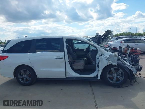 2022 Honda Odyssey EX with VIN 5FNRL6H56NB053487, listed as a IAAI auction lot 42237976 with Not provided miles and . Bid and sale history available at DreamBid. Image 13.