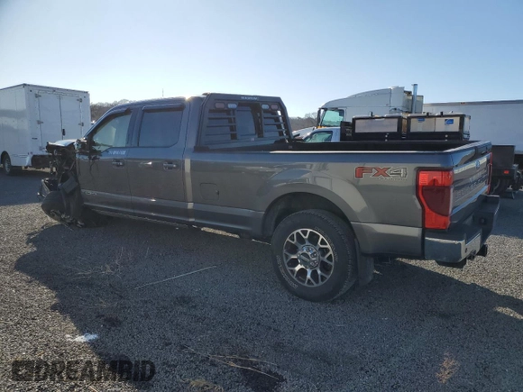2021 Ford F-350 XL with VIN 1FT8W3BT3MED25616, listed as a Copart auction lot 47059845 with Not Provided miles and Salvage Title. Bid and sale history available at DreamBid. Image 2.