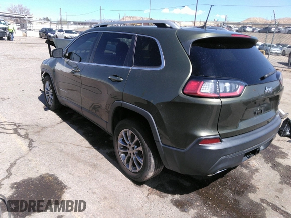 2019 Jeep Cherokee Latitude Plus with VIN 1C4PJLLX7KD129077, listed as a IAAI auction lot 39021322 with 69,503 mi miles. Bid and sale history available at carsss.com. Image 3.
