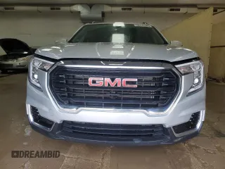 2022 GMC Terrain SLE with VIN 3GKALTEV3NL249523, listed as a Copart auction lot 56472945 with 27,620 mi miles and Salvage title. Bid and sale history available at DreamBid. Image 5.