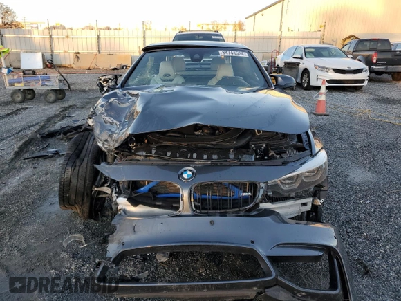 2018 BMW M4 with VIN WBS4Z9C50JEA24236, listed as a Copart auction lot 84741504 with Not provided miles and Salvage title. Bid and sale history available at DreamBid. Image 5.