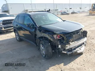 2019 Toyota RAV4 Hybrid LE with VIN 2T3MWRFV3KW007322, listed as a IAAI auction lot 42032500 with 91,985 mi miles and . Bid and sale history available at DreamBid. Image 1.