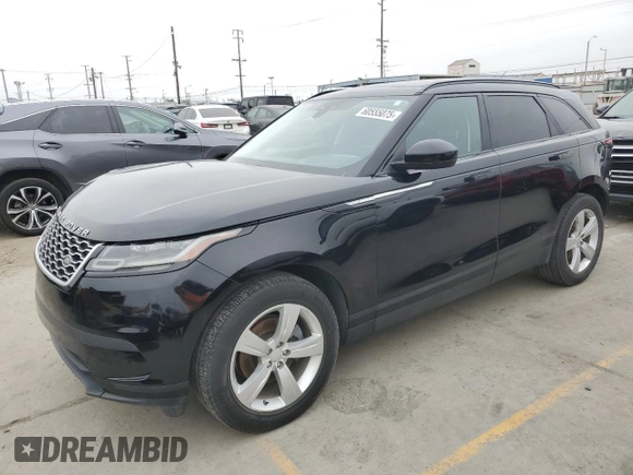 2019 Land Rover Range Rover Velar S with VIN SALYB2EN3KA216833, listed as a Copart auction lot 60555075 with 35,144 mi miles and Salvage title. Bid and sale history available at DreamBid. Image 1.