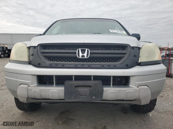 2005 Honda Pilot EX with VIN 5FNYF18465B038310, listed as a Copart auction lot 51116105 with 214,662 mi miles and Salvage Title. Bid and sale history available at carsss.com. Image 5.