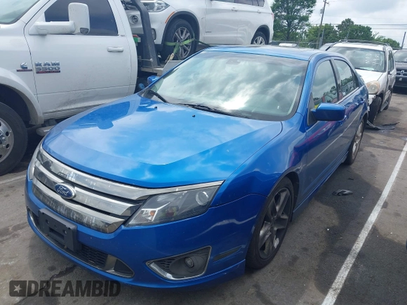 2011 Ford Fusion SPORT with VIN 3FAHP0KC2BR241508, listed as a IAAI auction lot 42135303 with 206,314 mi miles. Bid and sale history available at carsss.com. Image 2.