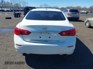 2014 Infiniti Q50 Sport with VIN JN1BV7AP7EM679296, listed as a IAAI auction lot 41834654 with 126,337 mi miles and . Bid and sale history available at DreamBid. Image 16.