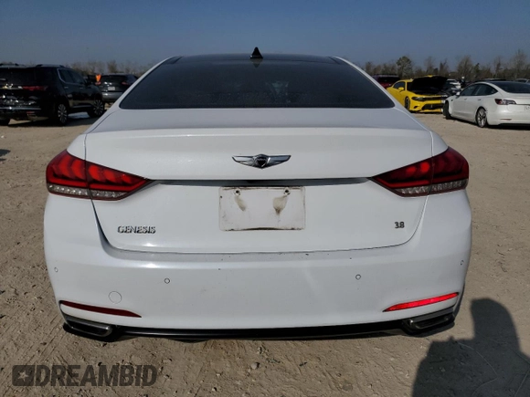 2015 Hyundai Genesis 3.8L with VIN KMHGN4JE0FU028492, listed as a Copart auction lot 48904625 with 137,715 mi miles and Salvage Title. Bid and sale history available at carsss.com. Image 6.