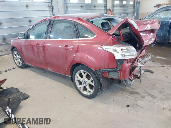 2012 Ford Focus SEL with VIN 1FAHP3H26CL400160, listed as a IAAI auction lot 41374041 with 187,221 mi miles. Bid and sale history available at carsss.com. Image 3.