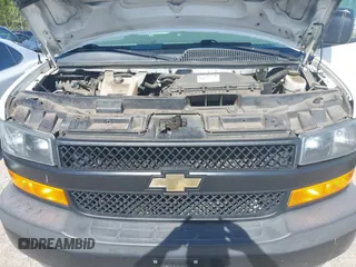 2019 Chevrolet Express Cargo Van with VIN 1GCWGAFP5K1296131, listed as a IAAI auction lot 42082742 with 217,740 mi miles. Bid and sale history available at carsss.com. Image 10.
