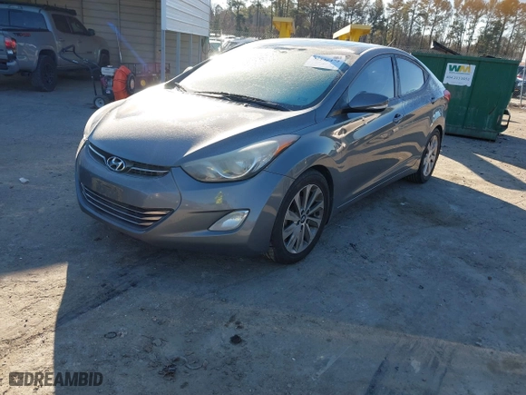 2013 Hyundai Elantra GLS PZEV with VIN 5NPDH4AEXDH304442, listed as a IAAI auction lot 41136472 with 182,800 mi miles. Bid and sale history available at carsss.com. Image 17.