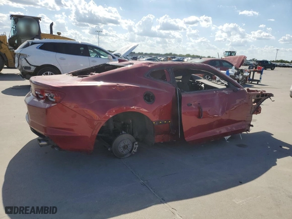 2020 Chevrolet Camaro 1SS with VIN 1G1FE1R7XL0105319, listed as a Copart auction lot 67657984 with 0 mi miles and Salvage Title. Bid and sale history available at carsss.com. Image 3.