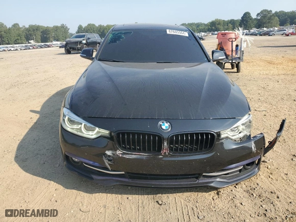 2017 BMW 3 Series 330i with VIN WBA8B9G55HNU50581, listed as a Copart auction lot 67605504 with 123,106 mi miles and Salvage Title. Bid and sale history available at carsss.com. Image 5.