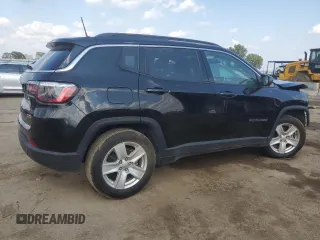 2022 Jeep Compass Altitude with VIN 3C4NJCBB6NT139076, listed as a Copart auction lot 72221504 with Not provided miles and Salvage title. Bid and sale history available at DreamBid. Image 3.