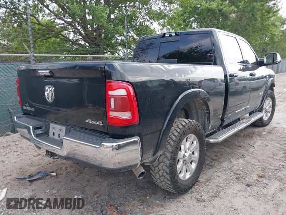 2022 Ram 2500 Laramie with VIN 3C6UR5FL7NG282895, listed as a IAAI auction lot 41902088 with 50,490 mi miles and . Bid and sale history available at DreamBid. Image 4.