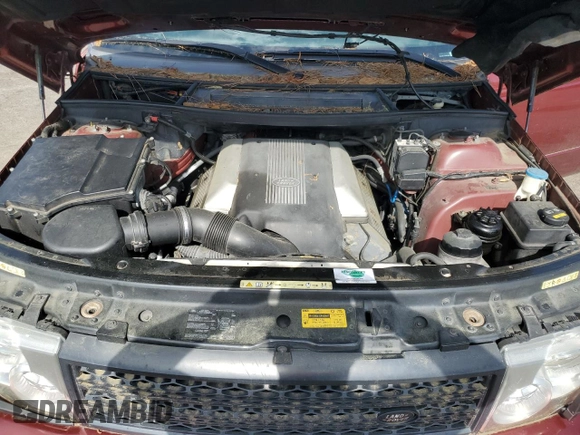 2004 Land Rover Range Rover HSE with VIN SALME114X4A166075, listed as a Copart auction lot 55575605 with 139,073 mi miles and Clean title. Bid and sale history available at DreamBid. Image 12.