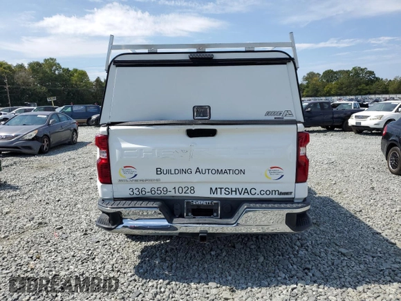 2019 Chevrolet Silverado 1500 Work Truck with VIN 3GCNWAEF1KG293378, listed as a Copart auction lot 64559693 with 57,066 mi miles and Salvage Title. Bid and sale history available at DreamBid. Image 6.