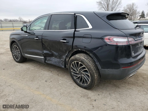 2019 Lincoln Nautilus Reserve with VIN 2LMPJ8L92KBL19504, listed as a Copart auction lot 87075174 with 61,359 mi miles and Salvage Title. Bid and sale history available at carsss.com. Image 2.