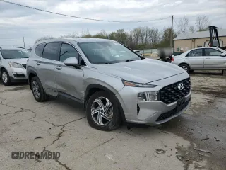 2021 Hyundai Santa Fe SE with VIN 5NMS1DAJ1MH357634, listed as a Copart auction lot 53699525 with 51,833 mi miles and Salvage title. Bid and sale history available at DreamBid. Image 4.