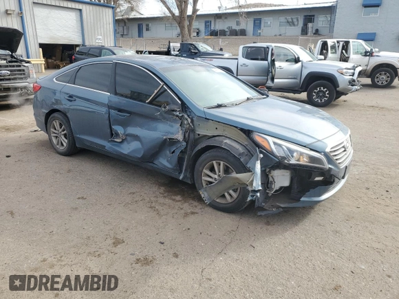 2016 Hyundai Sonata 2.4L with VIN 5NPE24AF4GH401509, listed as a Copart auction lot 44973315 with 139,952 mi miles and Salvage Title. Bid and sale history available at carsss.com. Image 4.