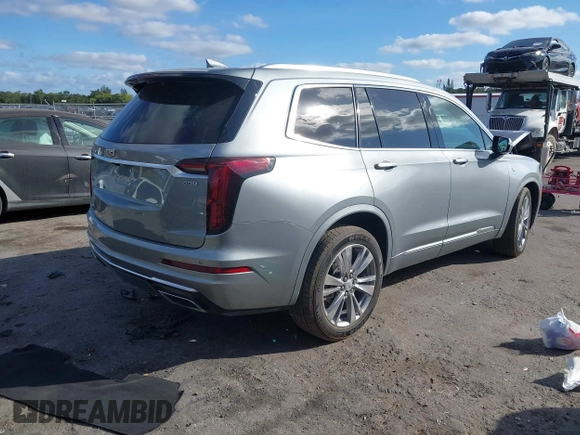 2023 Cadillac XT6 AWD Premium Luxury with VIN 1GYKPDRS0PZ158595, listed as a IAAI auction lot 41051122 with 39,653 mi miles and . Bid and sale history available at DreamBid. Image 4.