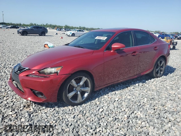 2014 Lexus IS 250 with VIN JTHBF1D21E5000493, listed as a Copart auction lot 56665195 with 115,054 mi miles and Salvage title. Bid and sale history available at DreamBid. Image 1.