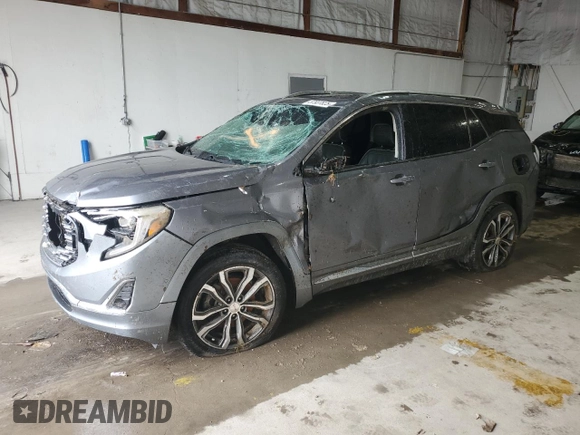2020 GMC Terrain Denali with VIN 3GKALXEX6LL264488, listed as a Copart auction lot 57937825 with 49,319 mi miles and Salvage title. Bid and sale history available at DreamBid. Image 1.