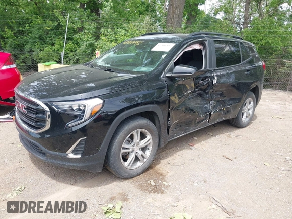2021 GMC Terrain SLE with VIN 3GKALMEV7ML399980, listed as a IAAI auction lot 42300492 with 41,066 mi miles and . Bid and sale history available at DreamBid. Image 2.
