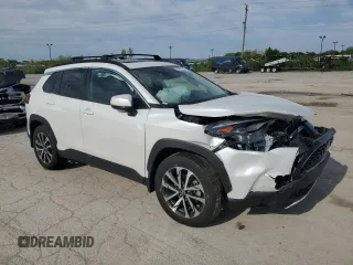 2024 Toyota Corolla Cross XLE with VIN 7MUDAABG2RV105251, listed as a Copart auction lot 55973225 with 8,702 mi miles and Salvage title. Bid and sale history available at DreamBid. Image 4.