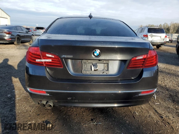 2015 BMW 5 Series 528i xDrive with VIN WBA5A7C51FG142972, listed as a Copart auction lot 80717684 with 171,030 mi miles and Clean Title. Bid and sale history available at carsss.com. Image 6.