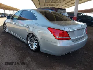 2014 Hyundai Equus Signature with VIN KMHGH4JH6EU080127, listed as a IAAI auction lot 41988215 with 94,349 mi miles and . Bid and sale history available at DreamBid. Image 3.