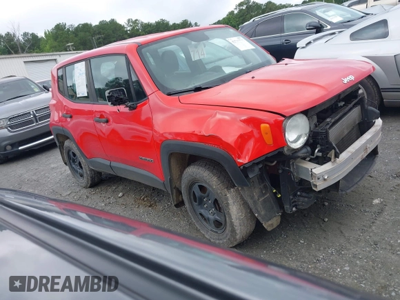 2018 Jeep Renegade Sport with VIN ZACCJBAB0JPH07665, listed as a IAAI auction lot 42541718 with 114,095 mi miles and . Bid and sale history available at DreamBid. Image 13.