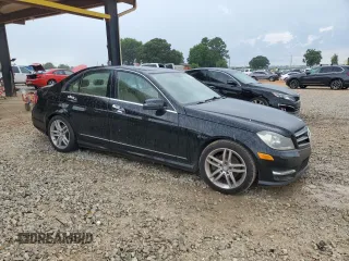 2014 Mercedes-Benz C 250 Sport with VIN WDDGF4HB5EA937668, listed as a Copart auction lot 60544955 with 213,372 mi miles and Salvage title. Bid and sale history available at DreamBid. Image 4.
