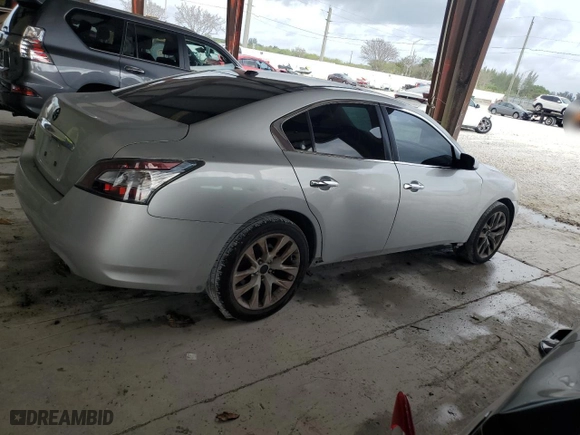 2013 Nissan Maxima 3.5 SV w/Premium Pkg with VIN 1N4AA5AP9DC829265, listed as a Copart auction lot 52450475 with 133,594 mi miles and Clean Title. Bid and sale history available at carsss.com. Image 3.