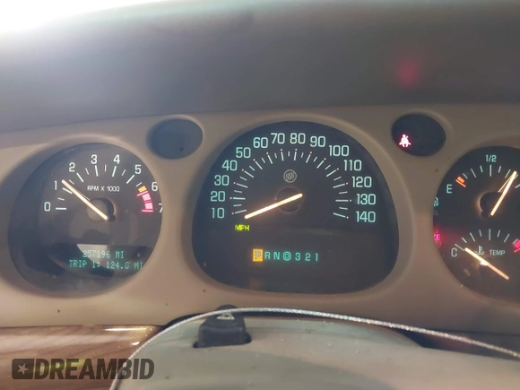 2001 Buick LeSabre Custom with VIN 1G4HP54KX14298554, listed as a IAAI auction lot 42198986 with 257,196 mi miles and . Bid and sale history available at carsss.com. Image 7.