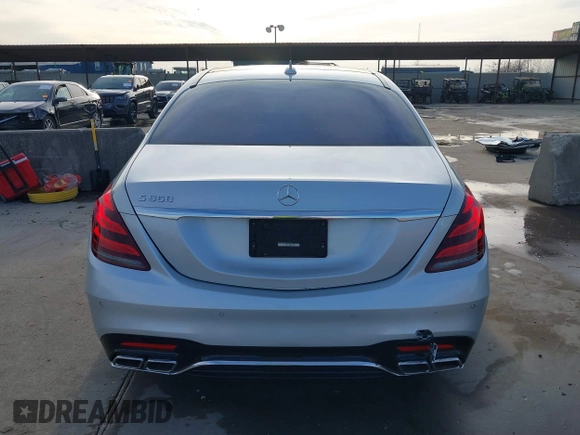 2018 Mercedes-Benz S 560 with VIN WDDUG8DB0JA369644, listed as a IAAI auction lot 41407180 with 123,254 mi miles and . Bid and sale history available at carsss.com. Image 16.