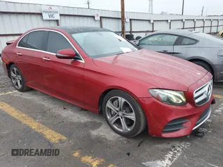 2017 Mercedes-Benz E-Class E 300 Luxury with VIN WDDZF4JB7HA108267, listed as a IAAI auction lot 41190643 with 99,884 mi miles. Bid and sale history available at carsss.com. Image 1.