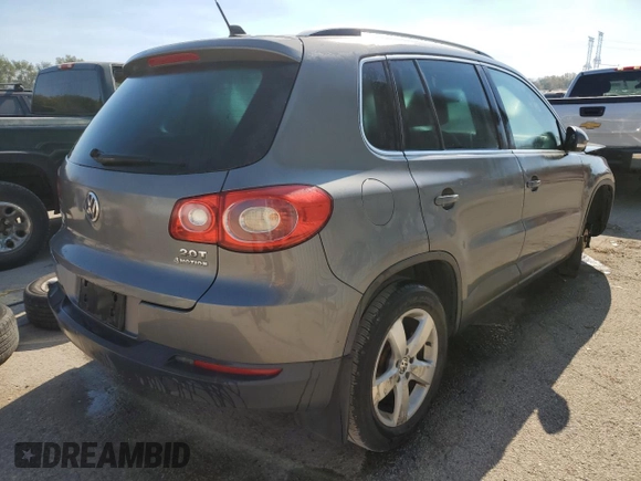 2010 Volkswagen Tiguan SEL with VIN WVGBV7AX2AW528700, listed as a Copart auction lot 76554624 with 134,566 mi miles and Salvage Title. Bid and sale history available at DreamBid. Image 3.