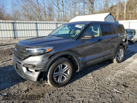 2022 Ford Explorer with VIN 1FMSK8BB1NGB20884, listed as a Copart auction lot 85705254 with 14,807 mi miles and Salvage Title. Bid and sale history available at carsss.com. Image 1.