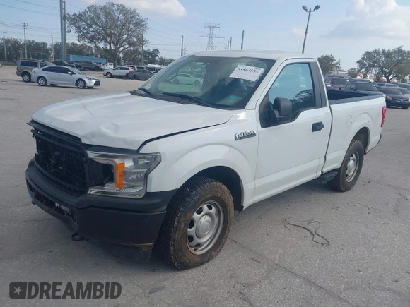 2018 Ford F-150 XL with VIN 1FTMF1EBXJFB94518, listed as a IAAI auction lot 41463535 with 137,037 mi miles. Bid and sale history available at carsss.com. Image 2.