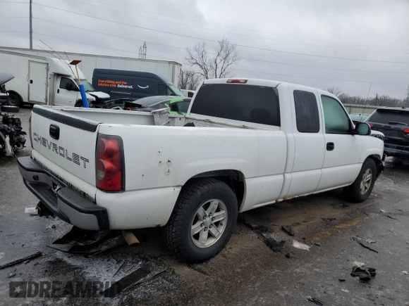 2007 Chevrolet Silverado 1500 LS with VIN 1GCEC19X07Z161070, listed as a Copart auction lot 44288975 with 130,969 mi miles and Salvage Title. Bid and sale history available at DreamBid. Image 3.