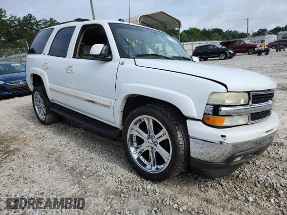 2005 Chevrolet Tahoe LT with VIN 1GNEC13T95J116623, listed as a Copart auction lot 60550695 with Not provided miles and Salvage title. Bid and sale history available at DreamBid. Image 4.
