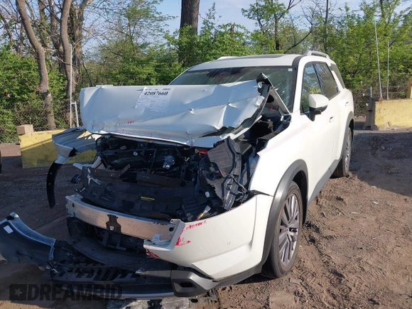 2023 Nissan Pathfinder SL with VIN 5N1DR3CD1PC208061, listed as a IAAI auction lot 42087660 with 37,018 mi miles and . Bid and sale history available at DreamBid. Image 2.
