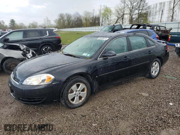 2008 Chevrolet Impala LT with VIN 2G1WT58N281293648, listed as a Copart auction lot 55406975 with 188,080 mi miles and Salvage Title. Bid and sale history available at DreamBid. Image 1.