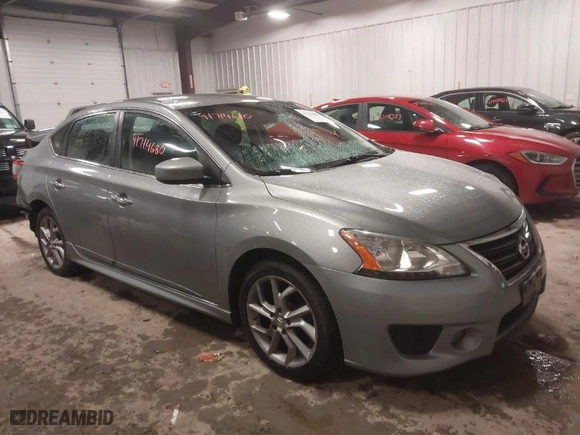 2013 Nissan Sentra SR with VIN 3N1AB7AP4DL615133, listed as a IAAI auction lot 41714680 with 79,624 mi miles. Bid and sale history available at carsss.com. Image 1.