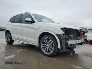 2017 BMW X3 xDrive35i with VIN 5UXWX7C38H0U44063, listed as a Copart auction lot 44501435 with 78,302 mi miles and Salvage Title. Bid and sale history available at DreamBid. Image 4.